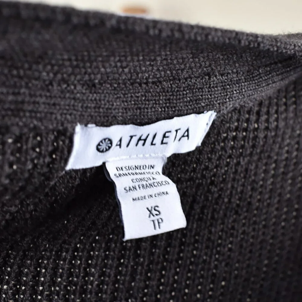 Athleta Scenic Wrap Cardigan Sweater Brown - XS - Picture 10 of 10